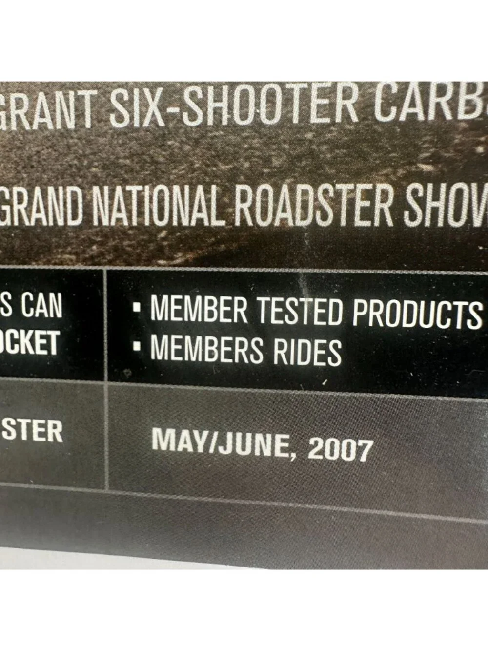 Street Thunder May/June 2007 National Street Machine Club Car Magazine Pre-Owned